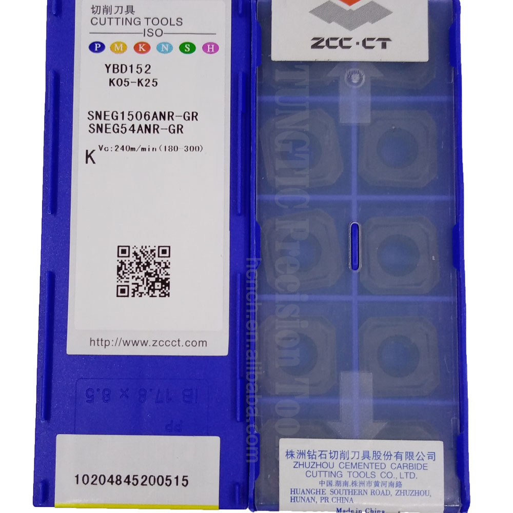 ZCC Seg 1506 ANR-GR YBG205 YBD152 YBM253 YBC302 YBG203 SNEG1506ANR-GR карбидные вставки CNC резьбовые вставки токарные инструменты