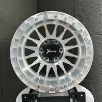 Jantes en alliage forgé X-RIMS 5x112 5x120 15-20 pouces Chrome Beadlock Mesh Concave 6 trous pour SUV tout-terrain