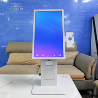 Kioscos de Pago de Autoservicio con Pantalla Táctil de Escritorio de 21.5, 23.6 y 27 Pulgadas, Impresora de Códigos QR Opcional, Soporte POS