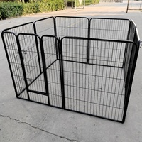 Nichoir en fer de haute qualité pour chiens, chats, oiseaux et lapins, solide avec fermeture à bouton par YT-DR16161