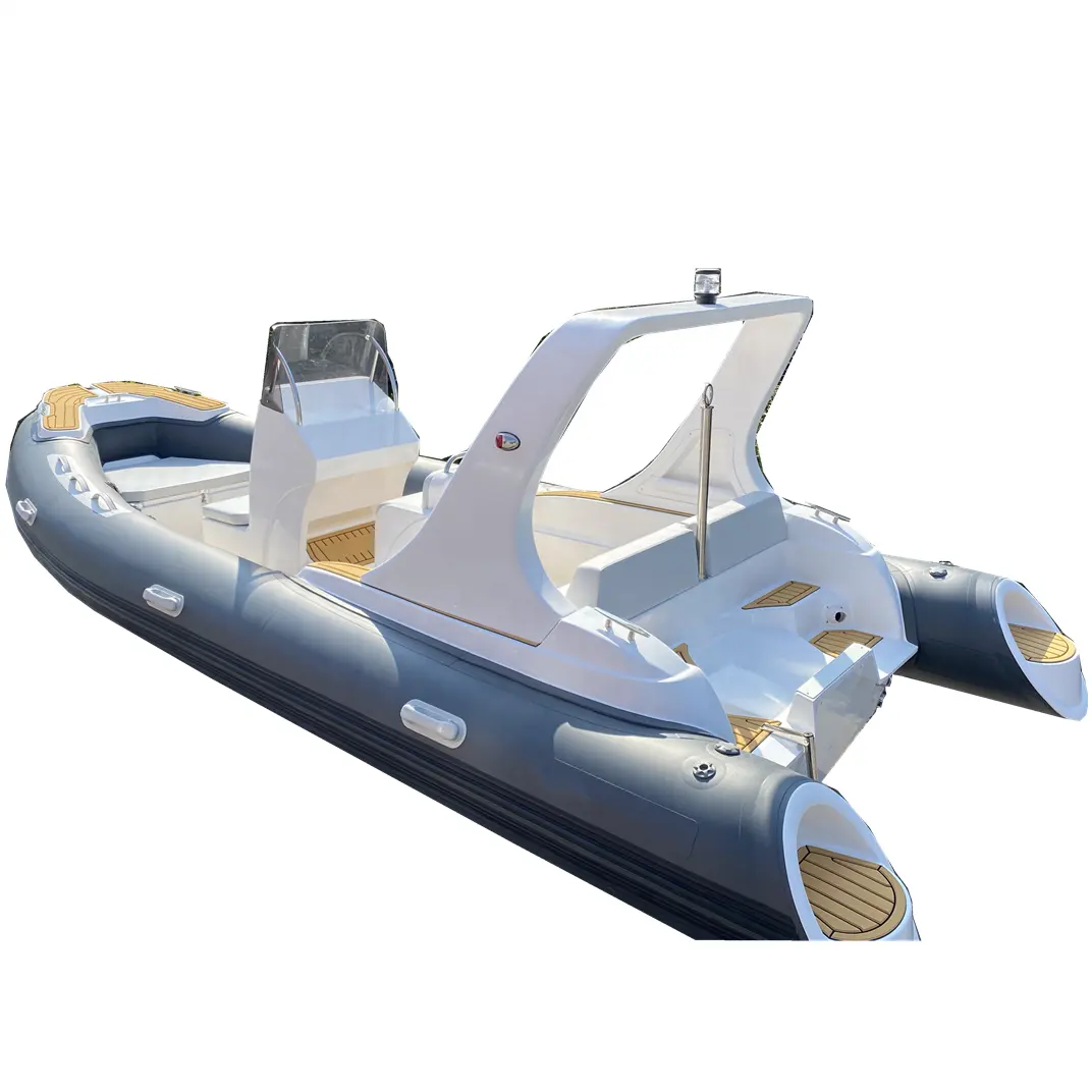 Liya barcos infláveis luxo 19ft rib580, barcos a remo de fibra de vidro iate