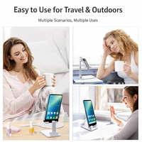 Soporte de Escritorio para Teléfono y Tablet, Soporte Flexible y Ajustable para Celulares, Universal para Mesa