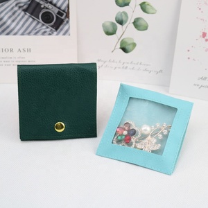 Custom Microfiber Suede Velvet Jewelry Pouch Pu Leather Jewelry Packaging Pouch Bag with logo for Jewelry - Product Image 5
