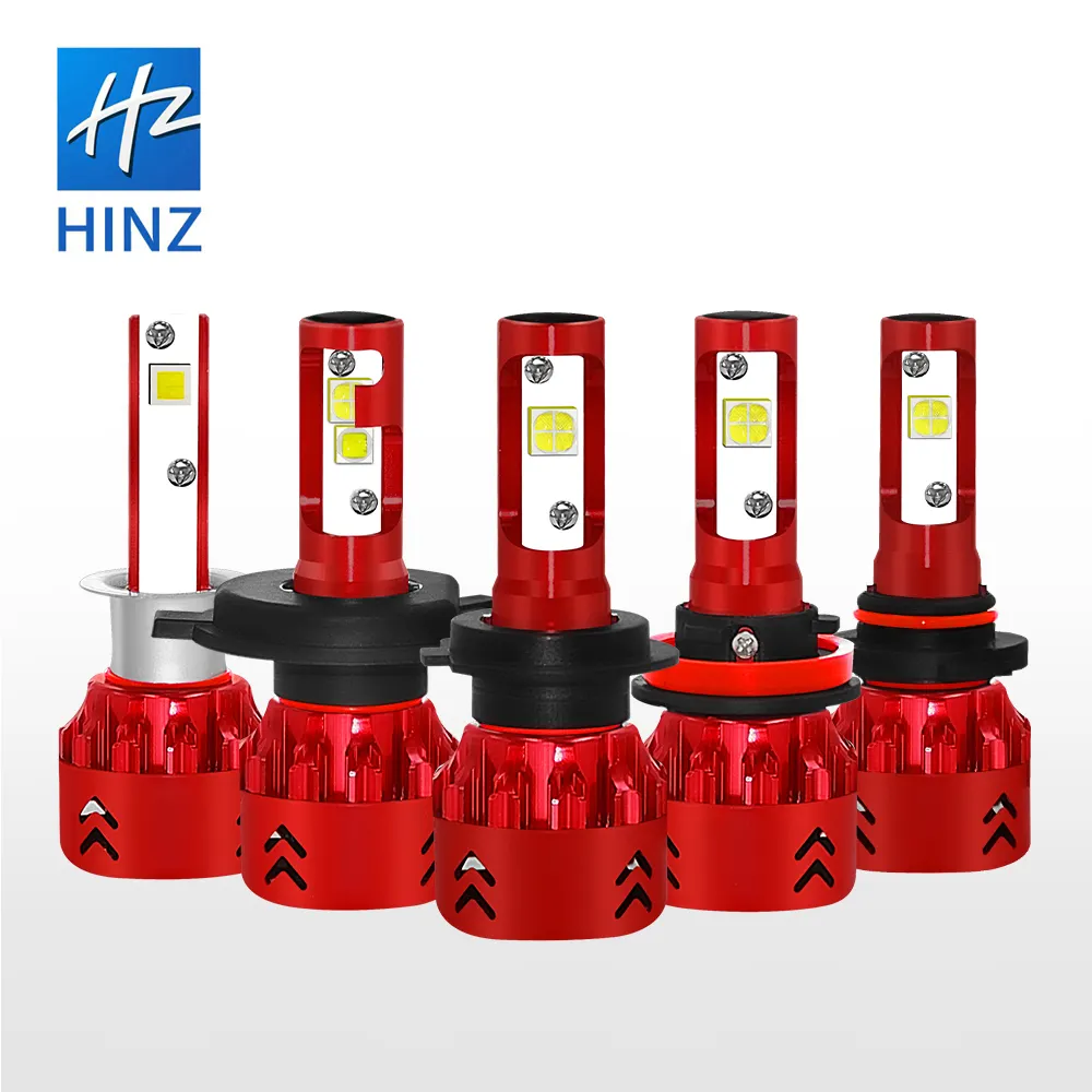 Hinz lâmpada led para farol automotivo, 2022, novidade, alta qualidade, mini7, <span class=keywords><strong>cree</strong></span>-xhp50, 6500k, 60w, 9600lm, h4, led