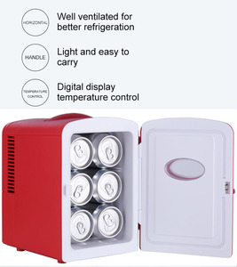 Nouveau design de réfrigérateur de voiture 4l Mini réfrigérateur portable Congélateurs de bar frais Réfrigérateur de salon de beauté commercial et compact pour la maison - Product Image 4