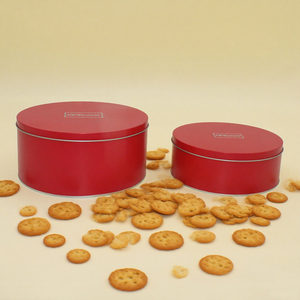 Factory Wholesale Custom Printed <strong>Tin</strong> Box Food Grade <strong>Round</strong> Metal <strong>Cake</strong> <strong>Tins</strong> with Lids for Candy and Sugar Storage - Product Image 6