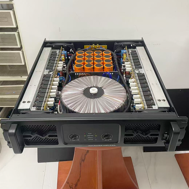 3U 2-Channel Class TD Power Amplifier (1,500W to 3,000W) with Pure Copper Toroidal Transformer  Suitable for Party Stages