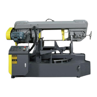 Scie à ruban en métal rotative semi-automatique Équipement de coupe d'angle de machine Produit chaud horizontal