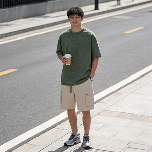 T-Shirt Casual in Cotone 100% di Alta Qualità per <span class=keywords><strong>Uomo</strong></span>, Stile Retrò, <span class=keywords><strong>Moda</strong></span> <span class=keywords><strong>Giovanile</strong></span>, Disponibile all'Ingrosso - Product Image 1