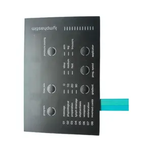 Grosir lapisan tombol membran polikarbonat cetakan layar sutra Panel Keyboard sakelar membran