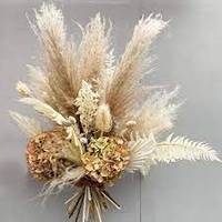 Buket Bunga Kering Buket Pernikahan Dekorasi Rumah Unik Grosir Buket Rumput Pampas untuk Hari Valentine