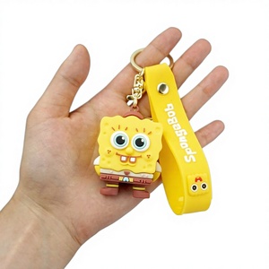 Portachiavi in Gomma Creativo <span class=keywords><strong>di</strong></span> <span class=keywords><strong>SpongeBob</strong></span> SquarePants, Personalizzato e Carino, Ideale per Coppie, Perfetto Come Regalo - Product Image 6
