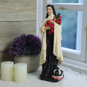 Productos en Stock, Estatuas Religiosas Católicas, Estatua de Resina de la Virgen María, Decoración del Hogar de Poliresina Personalizada, Estatua Religiosa de San <span class=keywords><strong>Teresa</strong></span> para Exteriores - Product Image 3