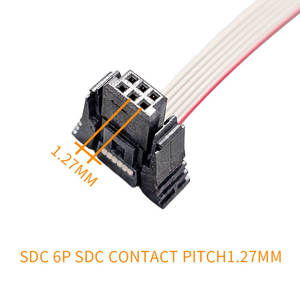 Conector IDC Personalizado de 1.27mm de Paso, 6 Pines, Cable Plano de 100MM - Product Image 3