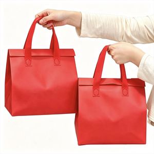 Sac isotherme pliable et portable en tissu non tissé PP, avec design imperméable et écologique, idéal pour les voyages et les pique-niques - Product Image 1