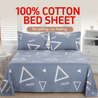 Parure de draps en coton 100 % personnalisée en gros – Draps-housses et draps plats super doux pour lits Queen et King Size