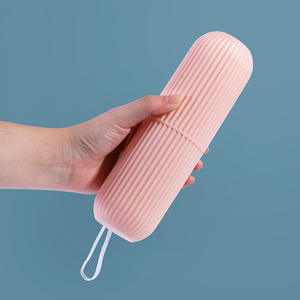 Caixa de Armazenamento de Plástico para Escova de Dentes de Cor Personalizada Portátil para Viagens ao Ar Livre Copo Porta-Escova de Dentes Doméstico - Product Image 5