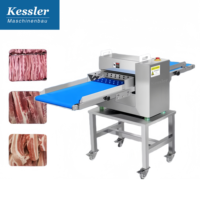 Nouvelle machine à découper la viande en acier allié, entièrement automatique, taille de découpe réglable, capacité de découper la viande congelée