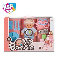 Ensembles de poupées éducatifs de 10 pouces avec poussette et autres accessoires, jouets pour poupées avec 12 sons IC, vente en gros