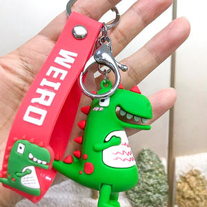 Llavero de Goma con Diseño de Dinosaurio de Dibujos Animados Kawaii, Colgante para Niños y Niñas, Pequeño Regalo para Niños, Colgante para Bolsa de Coche - Product Image 5