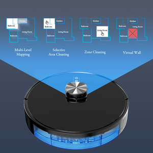 Aspirateur robot contrôlé par application WiFi Navigation LDS Slam Aspiration 3700Pa Recharge automatique Conception écologique pour la maison et le bureau - Product Image 6