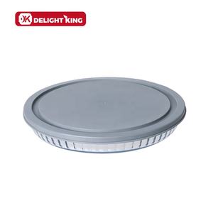 1,5 l/2l hohe Borosilikatglas-Torten platte Glas-Torten schale mit Deckel ofen festes Glas-Back geschirr - Product Image 3