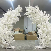 Arche de fleurs artificielles NINI de 7 à 10 pieds, rose et blanche, pour décoration intérieure, mariage et fête