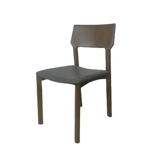 Furnitur rumah beberapa warna kursi dapat ditumpuk kustom kursi kayu Solid restoran ruang makan furnitur kursi makan