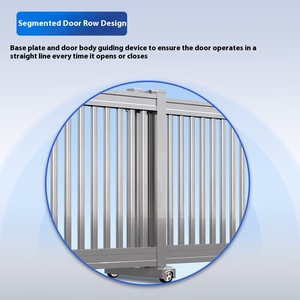 QIGONG Stainless Steel Automatic <strong>Sliding</strong> <strong>Gate</strong> Segmented <strong>Sliding</strong> Door Fence Linear Section <strong>Sliding</strong> <strong>Gate</strong> for Factory/Government - Product Image 4