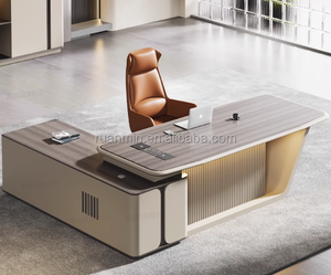 Wholesale Wooden Work <strong>Office</strong> <strong>Table</strong> <strong>Office</strong> Desk Furniture Modern L Shape Boss CEO Management <strong>Office</strong> Desk - Product Image 2