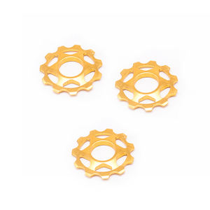Pignone per bici color oro robusto cambio cambio di marcia giallo parti di trasmissione assemblaggio ciclistico sistema di miglioramento - Product Image 5