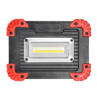 Projecteur COB portable pour l'entretien, lampe de poche rechargeable d'urgence, projecteur de chantier, lampe de poche LED pour le camping en plein air et les patrouilles