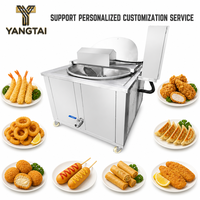 Friteuse Commerciale Professionnelle pour Restaurants et Usines de Snacks : Idéale pour les Ailes de Poulet et les Bagues d'Oignon