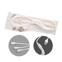 Kabel Pengisi Daya Cepat USB ke Tipe C 3 in 1 2A Harga Grosir Sangat Murah untuk Smart Watch, Earphone, Power Bank, Kipas Mini, MP3/MP4, PSP