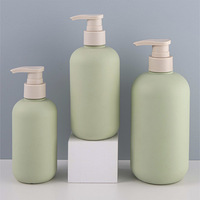 Fabricant de flacons de shampooing en plastique HDPE vides, doux au toucher, avec pompe à lotion, 200 ml, 250 ml, 300 ml, 400 ml, 500 ml