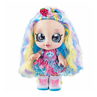 Poupée en silicone pour bébé de 12 pouces, poupée de dessert pour fille avec accessoires de maison de poupée pour les enfants, les filles, les jeux de simulation, les jouets préscolaires