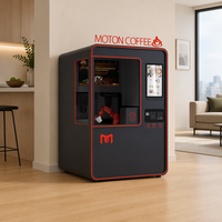 Distributeur automatique de café robotisé haute capacité, système de distribution de café en grains