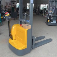 Type électrique chariots élévateurs gerbeurs meilleur prix 1tonne 1.5T 2T 1.6M plein électrique bon prix bleu jaune rouge vert couleur