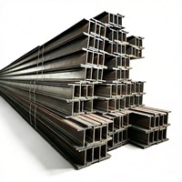 Poutre en H laminée à chaud Q235B Q355B en acier sectionnel pour la construction de bâtiments, entrepôts et ponts