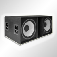 DM1820S Caisson de basses audio professionnel Double 18 pouces haute puissance pour scène Performance Bar Cinéma Caisson de basses Haut-parleur