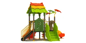 Penjualan laris perosotan untuk anak-anak plastik komersial peralatan tempat bermain luar ruangan anak-anak - Product Image 3