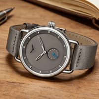 Montre pour homme ONOLA Brand 3805 NEW Relojes Deportivos avec bracelet en cuir, argentée, étanche
