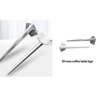 Pieds et supports coniques en alliage d'aluminium OEM pour canapé, chaise, armoire, table - Design moderne pour salon, chambre, hôtel
