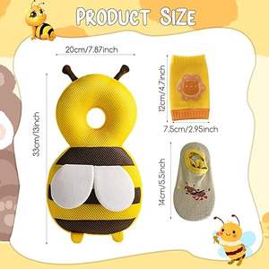 Protecteur <span class=keywords><strong>de</strong></span> tête <span class=keywords><strong>de</strong></span> bébé Sac à dos <span class=keywords><strong>de</strong></span> sécurité Protecteur <span class=keywords><strong>de</strong></span> tête Sécurité Toddler Kids Baby Proofing Pillow Prevent Fall Plush Cushion - Product Image 6