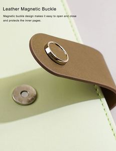 Nouveau style, couleur macaron, boucle magnétique, carnet de notes A5 de style professionnel, couverture en plastique sérigraphiée, économique, pour - Product Image 5