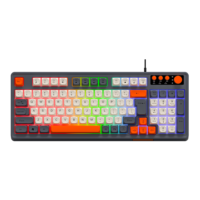 2026 Nieuwste Hot-selling Volledig formaat USB Bedraad Desktop Computer Toetsenbord RGB Luminescerend Mechanisch Touch Gaming Toetsenbord