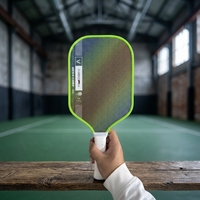 Nouvelle pagaie de pickleball MST Surface Multicolor Gen 4 en fibre de carbone T700 avec noyau en nid d'abeille, 16 mm, durable, entraînement amélioré, contrôle renforcé
