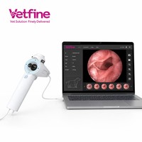 Endoscope vétérinaire flexible multi-usage pour équidés, bovins et petits animaux, sonde réutilisable à direction 360°
