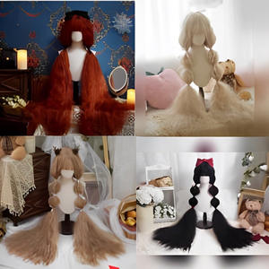 วิกผมลอนยาวสไตล์โลลิต้า พร้อมหน้าม้าปัดข้าง ทำจากเส้นใยคาเนคาลอน ดูเป็นธรรมชาติ ใช้ได้ทั้งคอสเพลย์และในชีวิตประจำวัน - Product Image 3