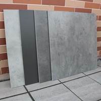 Carreaux de micro-ciment gris modernes et minimalistes 600x600 pour salon, carreaux de sol et mur en porcelaine mate antidérapante 800x800